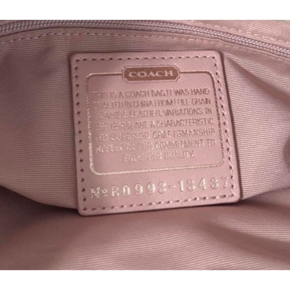 Coach Madison Maggie Pink Leather Hobo Bag & Wallet Y2K Coquette - Picture 2 of 8